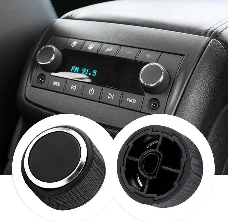 Figpade 2PCS Car Volume Knob for Rear Audio Replacement OEM 22912547,Rear Radio Knobs Replacement Buttons Compatible with Buick Chevy GMC,Professional Rears Volume Control Knob - Image 4